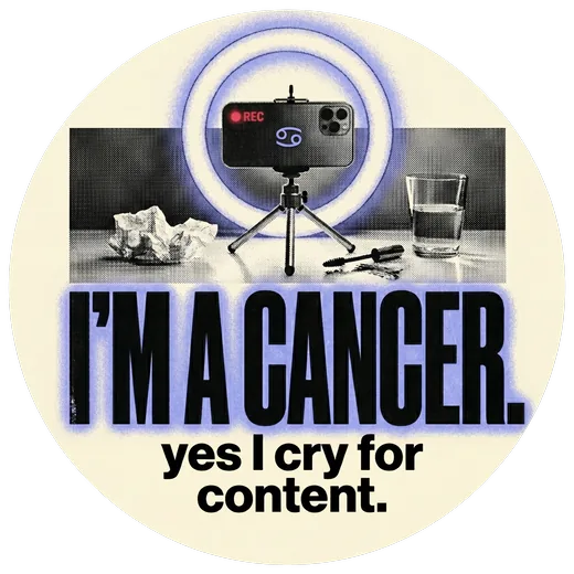Cancer sticker