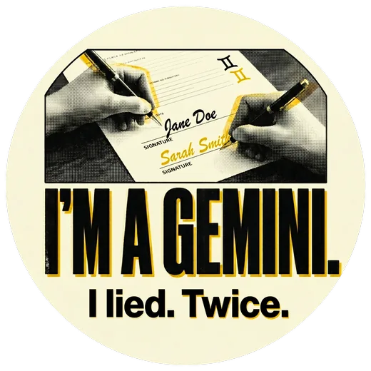 Gemini sticker