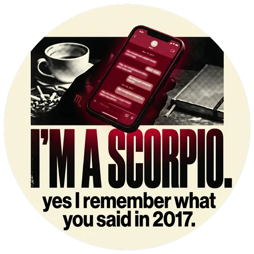 Scorpio sticker